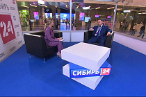 Директор НИИТО им. Я.Л. Цивьяна дал интервью каналу «Сибирь 24» на «Технопроме-2023» в Новосибирске