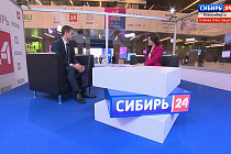 Министр цифрового развития и связи Новосибирской области дал интервью на форуме «Технопром-2023»