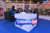 В Новосибирске профессор Андрей Келлер дал интервью каналу «Сибирь 24» на «Технопроме-2023» 